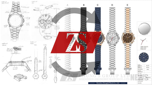 OEM/ODM watch production in China explained step by step with Zhongshi Watch Co., Ltd., trusted Chinese watch manufacturer for global brands.