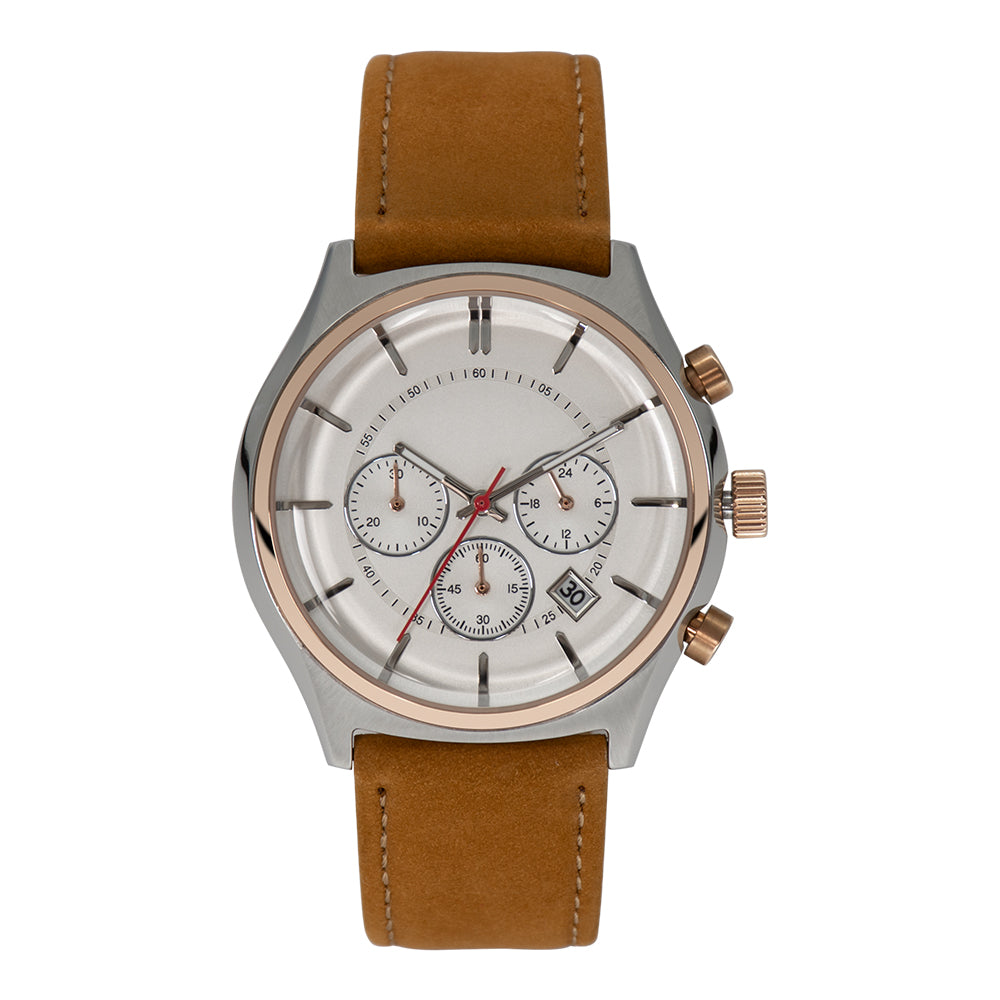 Multifunction Stainless Steel Watch