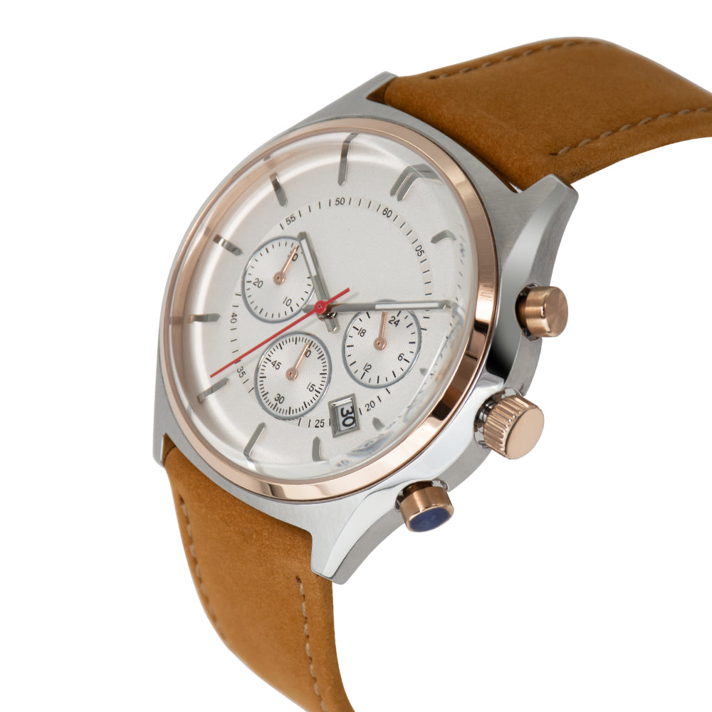 Multifunction Stainless Steel Watch