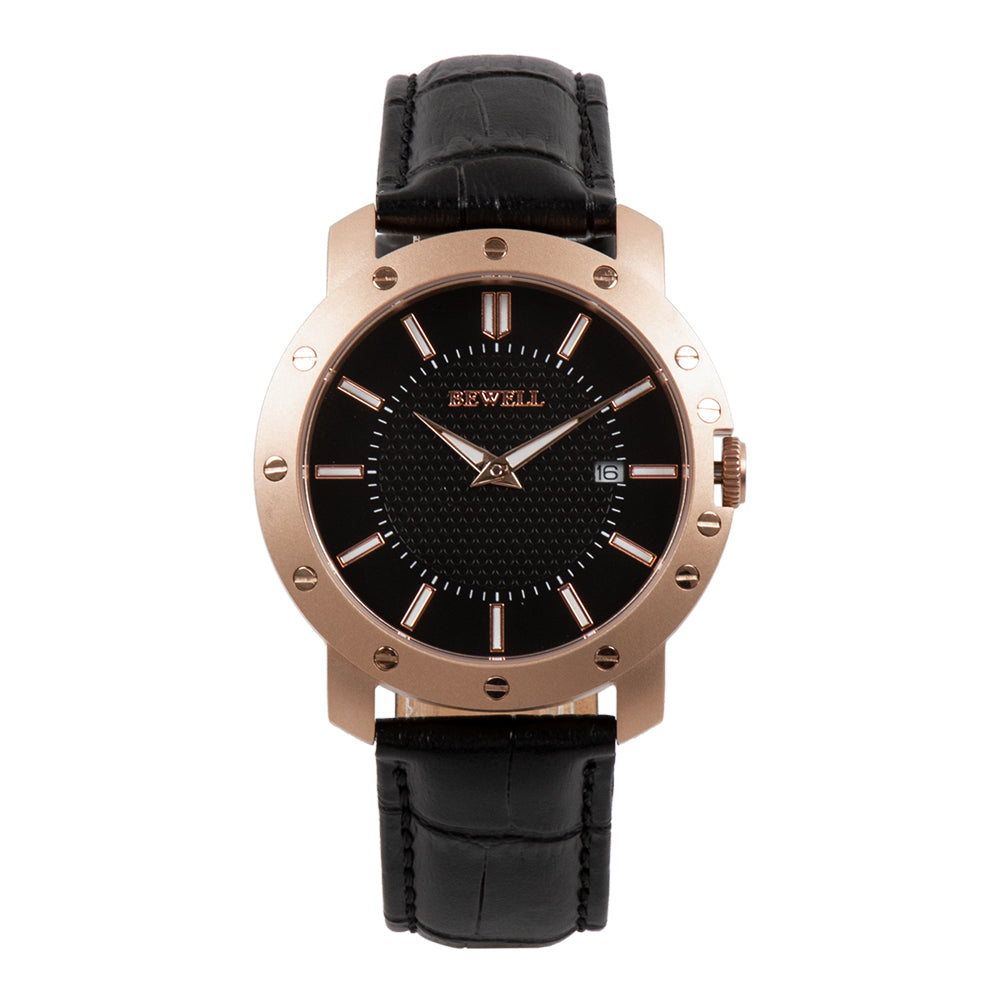 Round Rivet Stainless Steel Watch