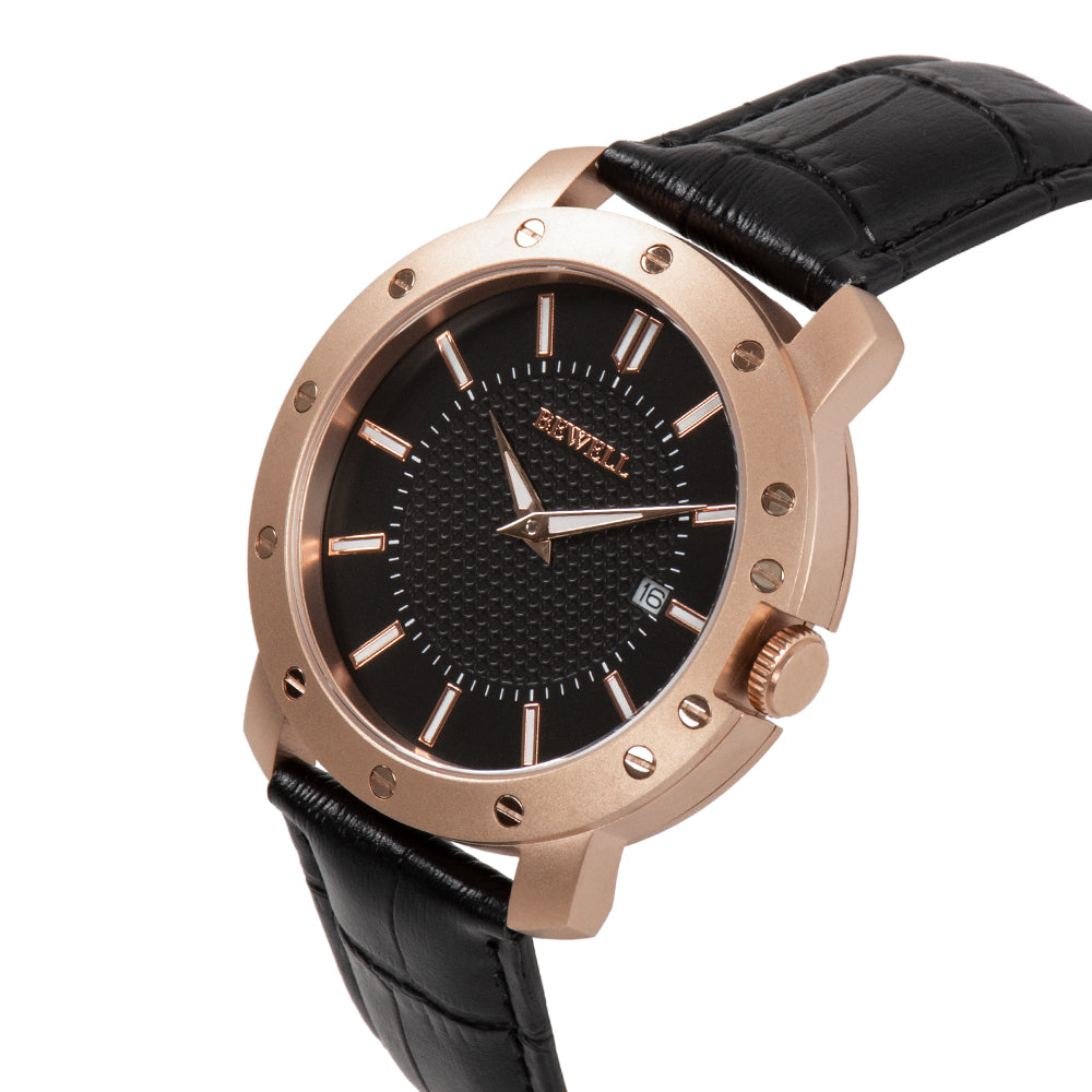 Round Rivet Stainless Steel Watch