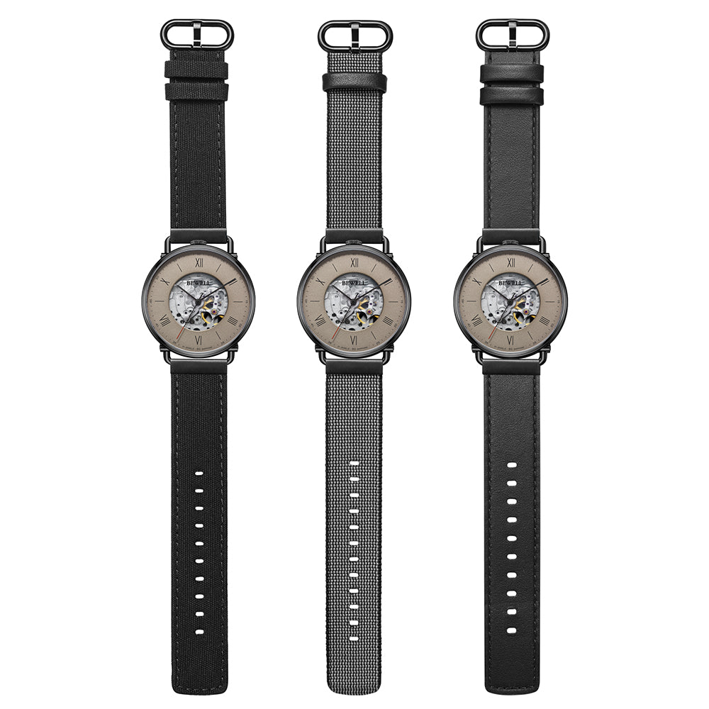 High-Quality 316L Stainless Steel Minimalist Skeleton Watch