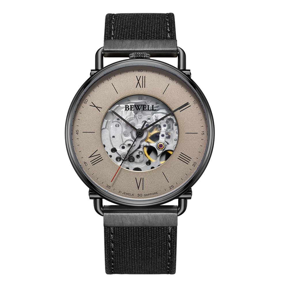 High-Quality 316L Stainless Steel Minimalist Skeleton Watch