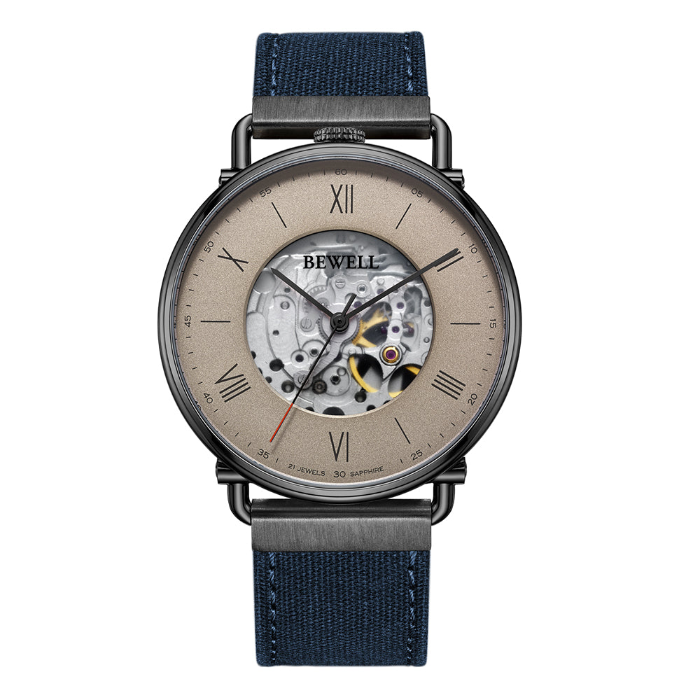 High-Quality 316L Stainless Steel Minimalist Skeleton Watch