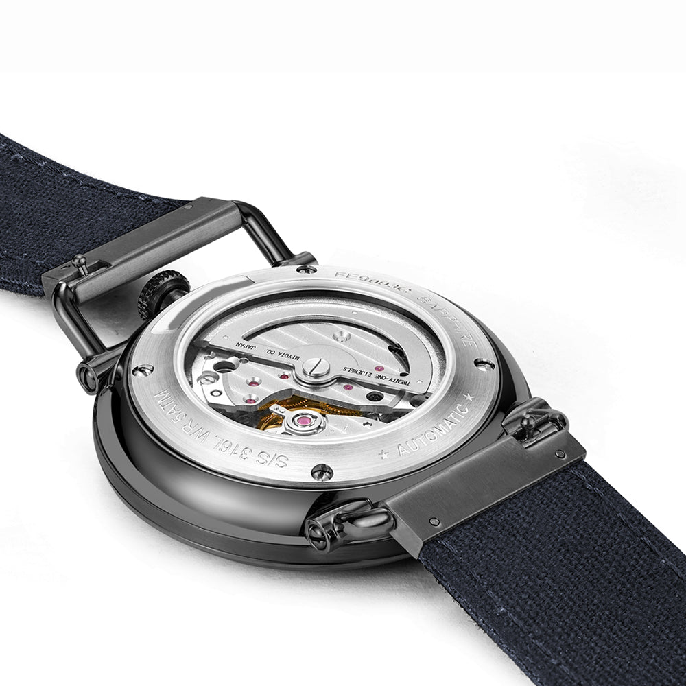 High-Quality 316L Stainless Steel Minimalist Skeleton Watch