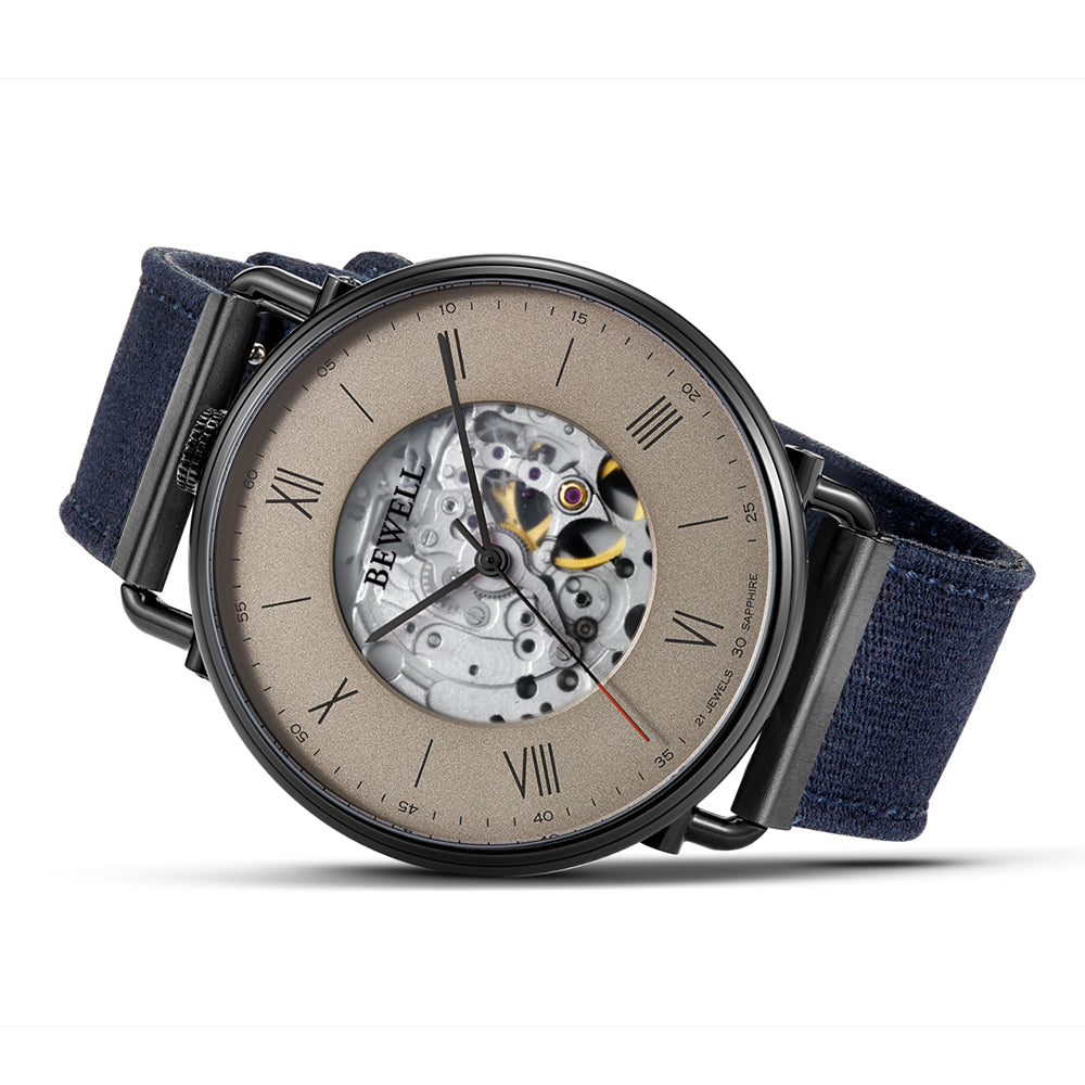 High-Quality 316L Stainless Steel Minimalist Skeleton Watch