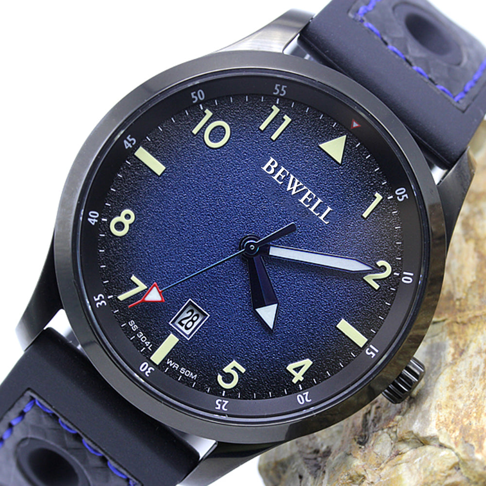 Minimalist Stainless Steel Watch with Nylon Strap