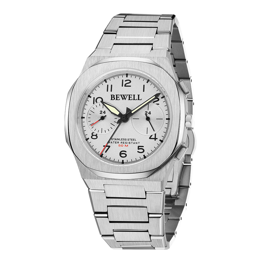 High-Quality Multifunction Stainless Steel Watch