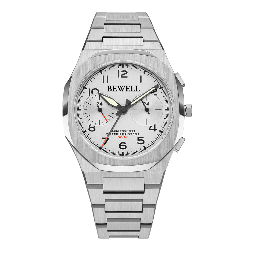 High-Quality Multifunction Stainless Steel Watch