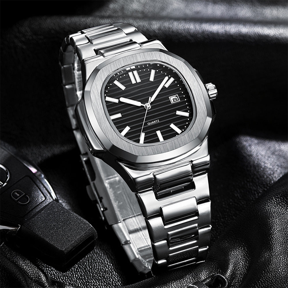 Minimalist AP-Inspired Men's Alloy Watch