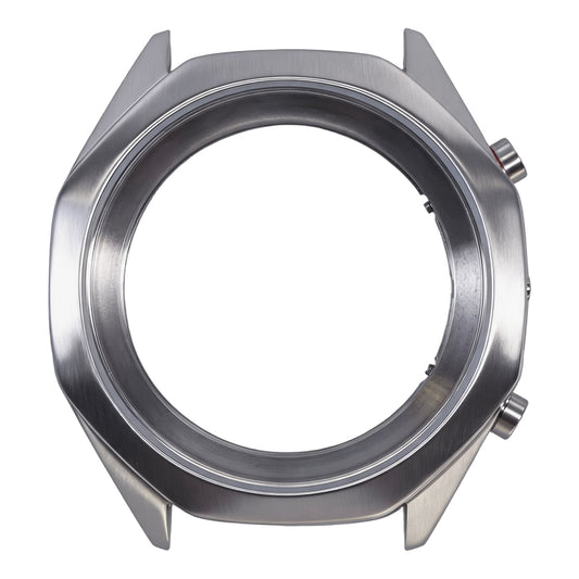 316L stainless steel round multifunction watch case