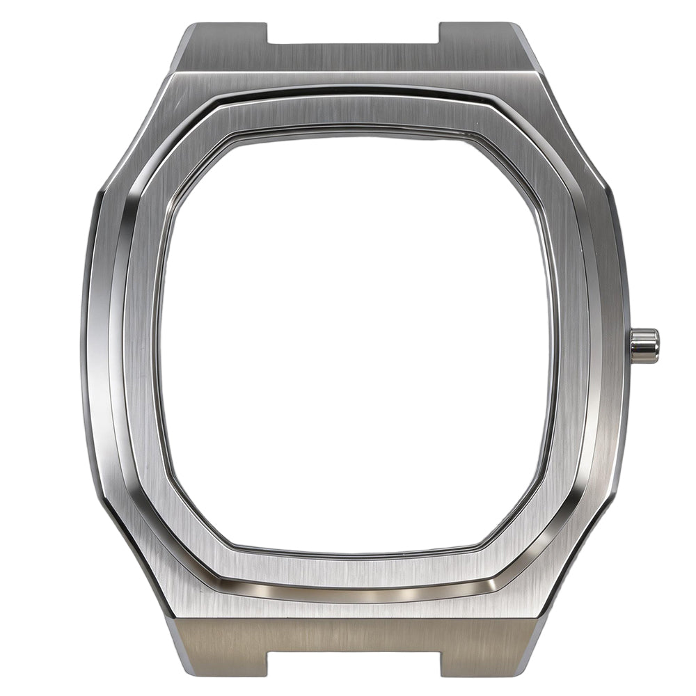 Octagonal 316L stainless steel watch case