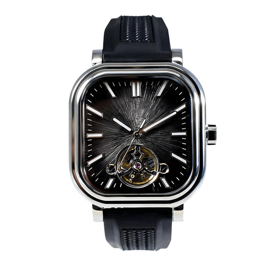 316L Stainless Steel Square Meteorite Dial Automatic Men’s Watch