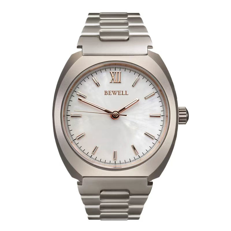 Custom Brand OEM Watch | 304L Stainless Steel Dial Marble Surface Luxury Automatic Movement Watch with Stainless Steel Strap