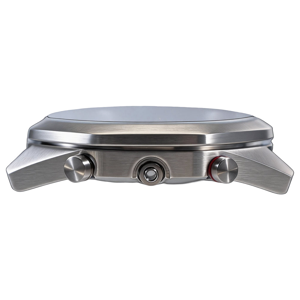 316L stainless steel round multifunction watch case