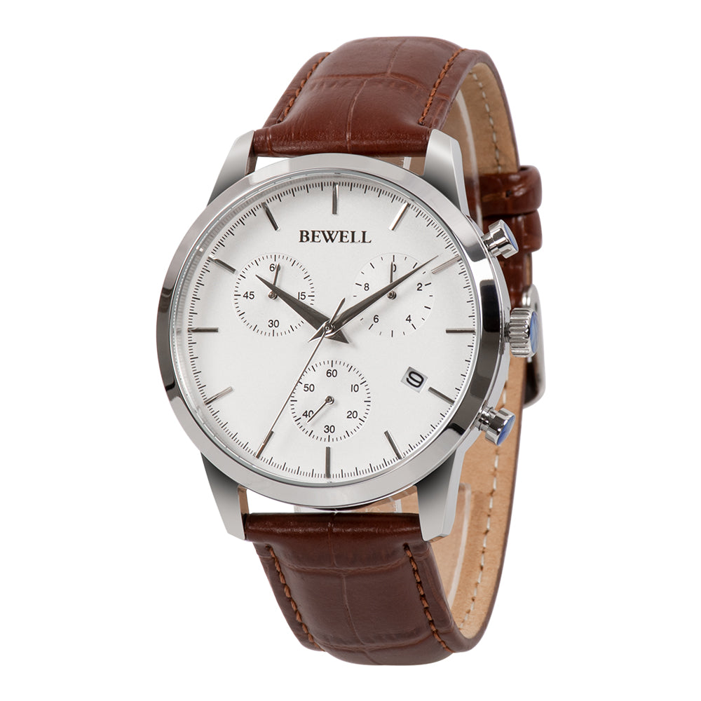 Multifunction Stainless Steel Watch
