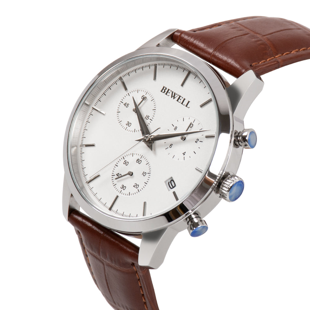 Multifunction Stainless Steel Watch