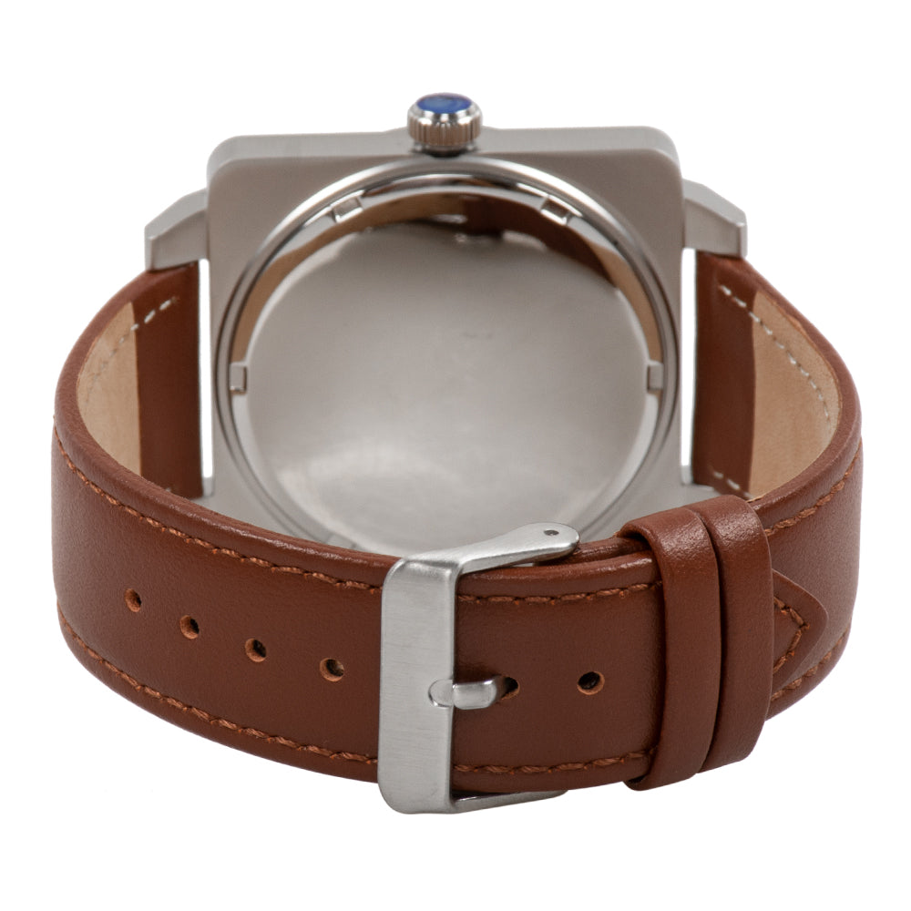Square Minimalist Quartz Watch in Stainless Steel