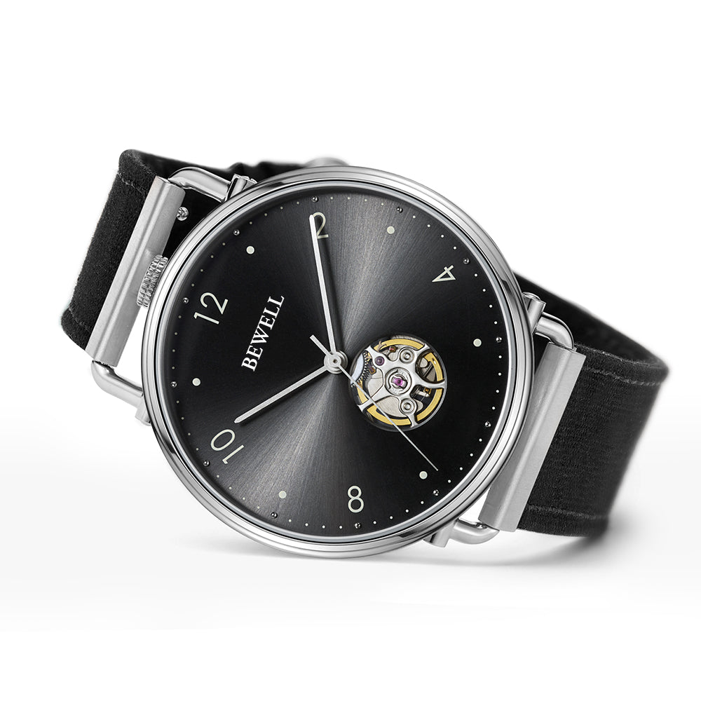High-Quality 316L Stainless Steel Minimalist Skeleton Watch
