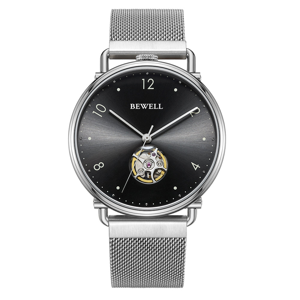 High-Quality 316L Stainless Steel Minimalist Skeleton Watch