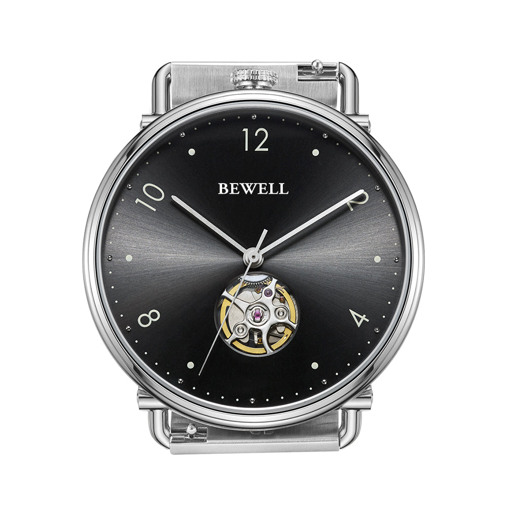 High-Quality 316L Stainless Steel Minimalist Skeleton Watch