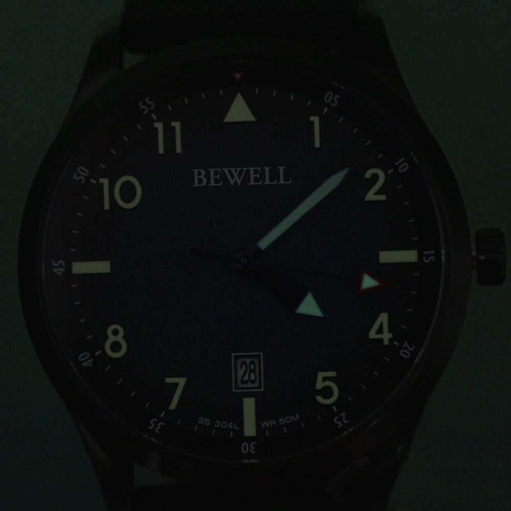 Minimalist Stainless Steel Watch with Nylon Strap