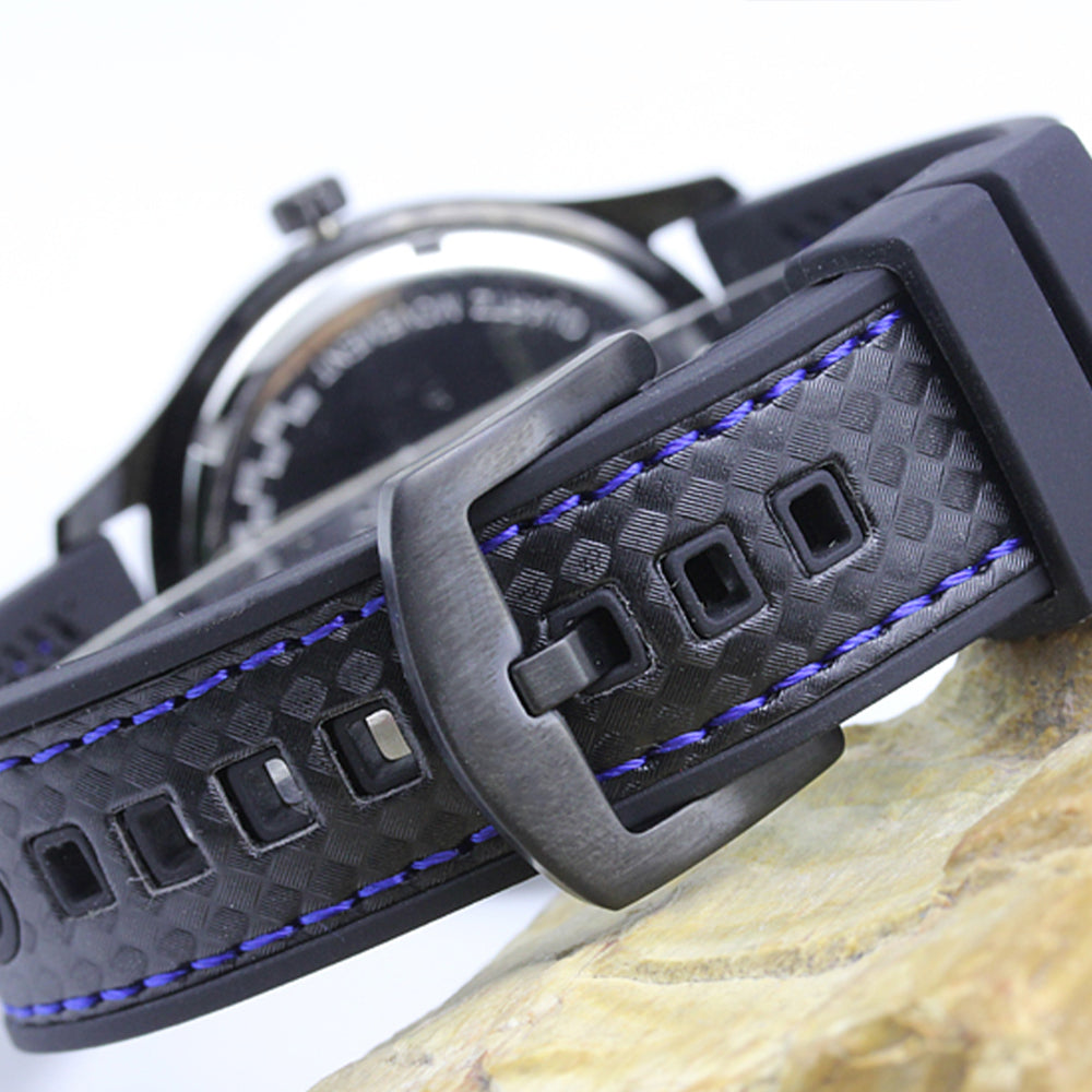 Minimalist Stainless Steel Watch with Nylon Strap