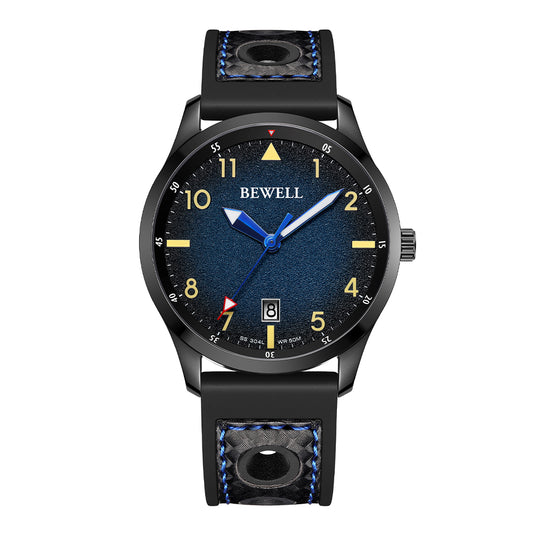 Minimalist Stainless Steel Watch with Nylon Strap