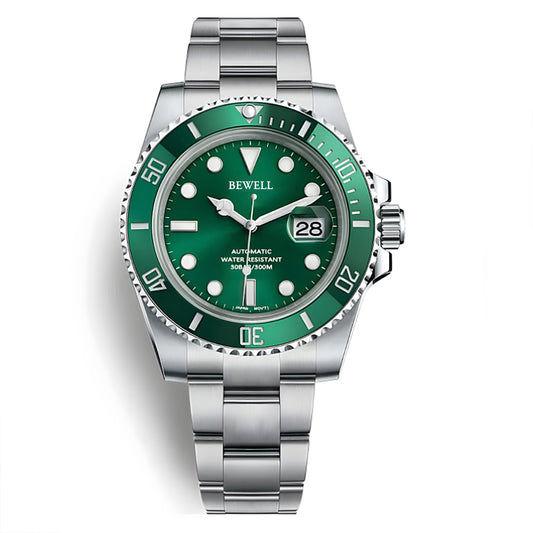 Clamshell Case Rotating Bezel Stainless Steel Dive Watch