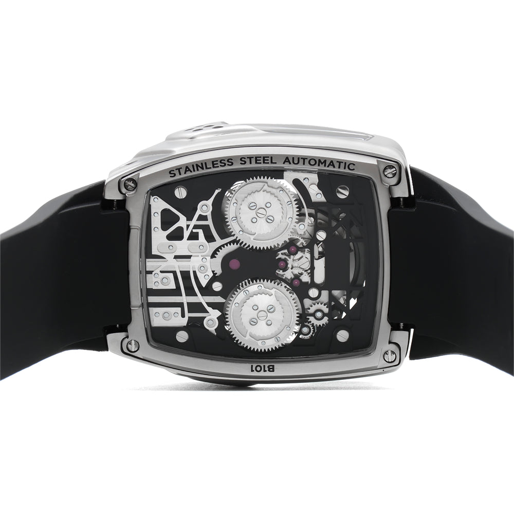 Skeleton Engine-Inspired Watch
