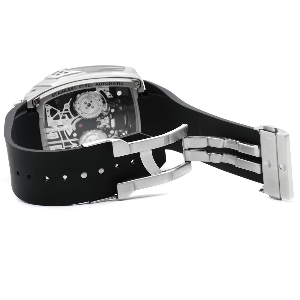 Skeleton Engine-Inspired Watch